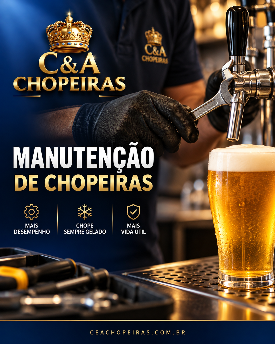 Projeto realizado pela C&A Chopeiras