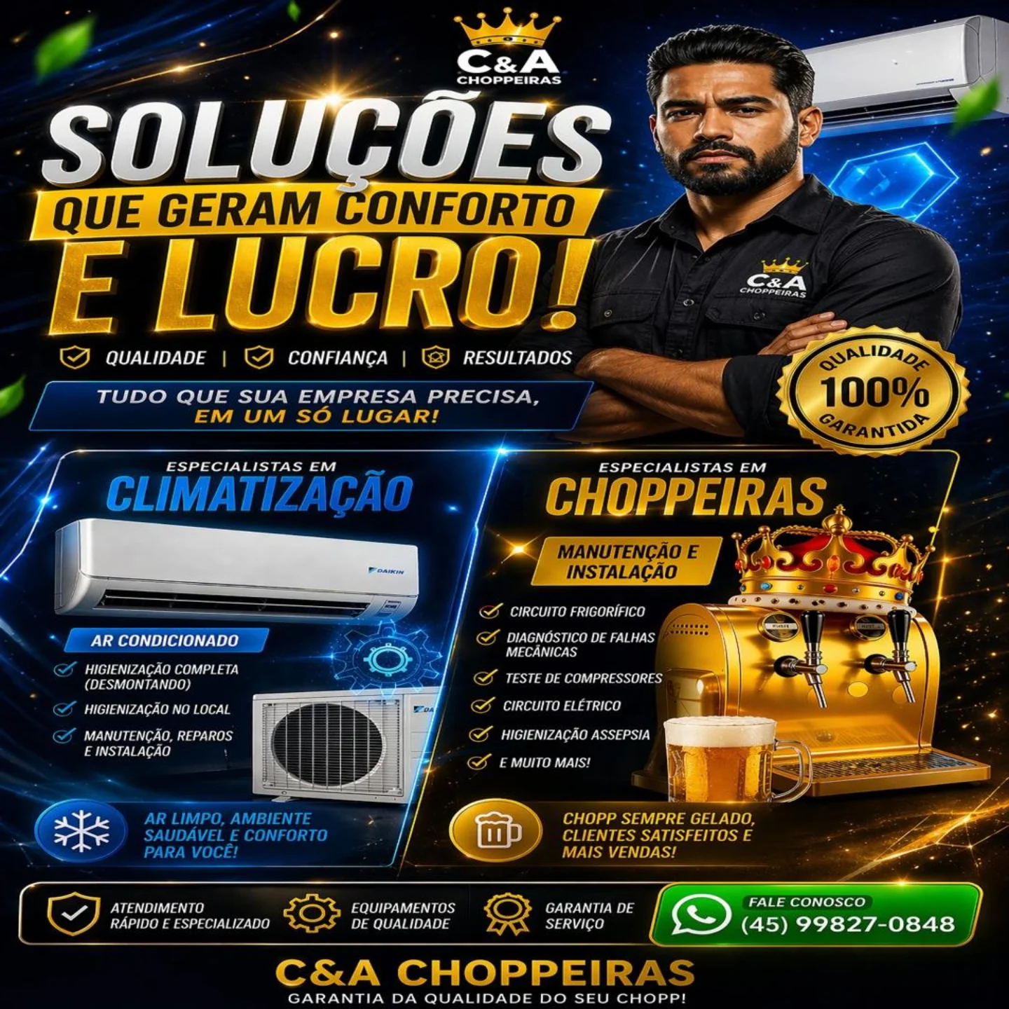 Destaque da C&A Chopeiras