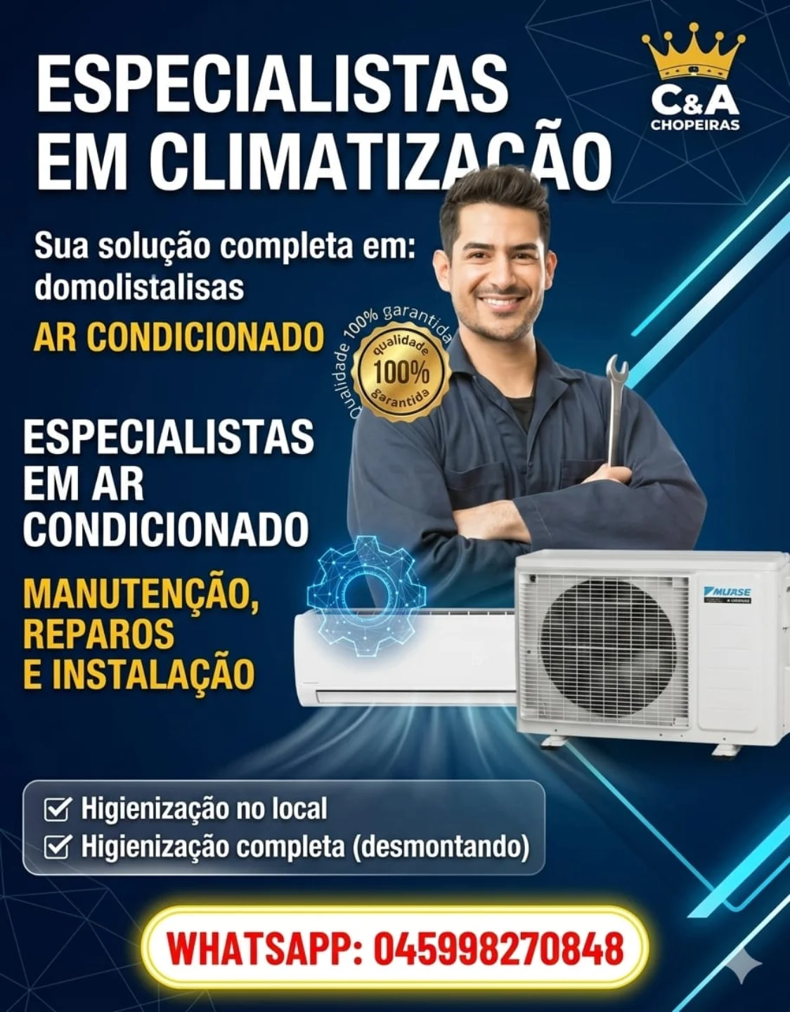 Projeto realizado pela C&A Chopeiras