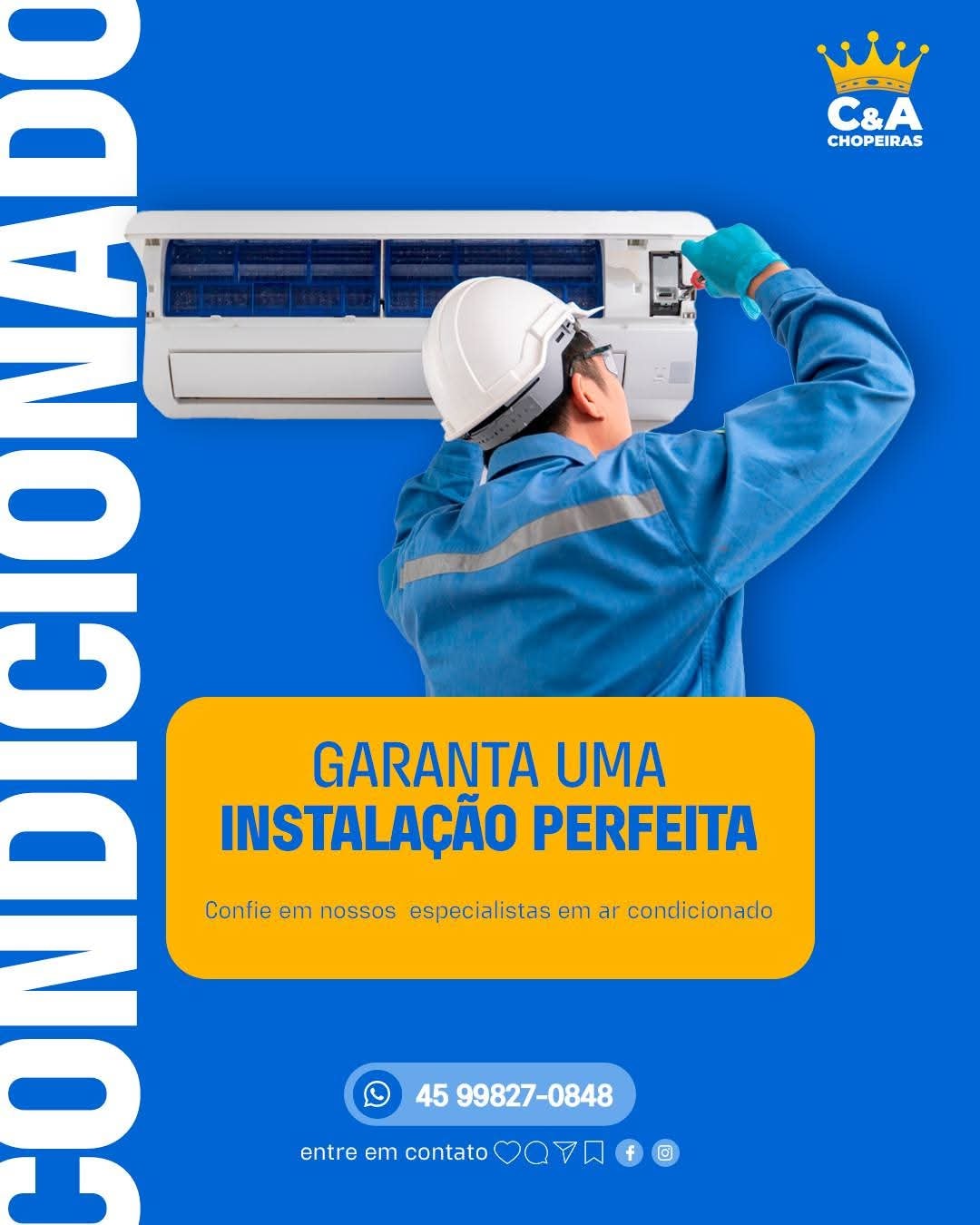Projeto realizado pela C&A Chopeiras